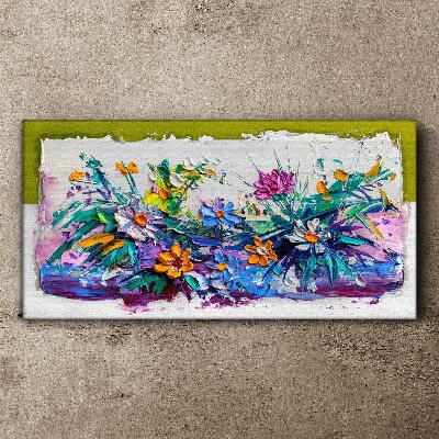 Tablou canvas Un aranjament floral in culori intense