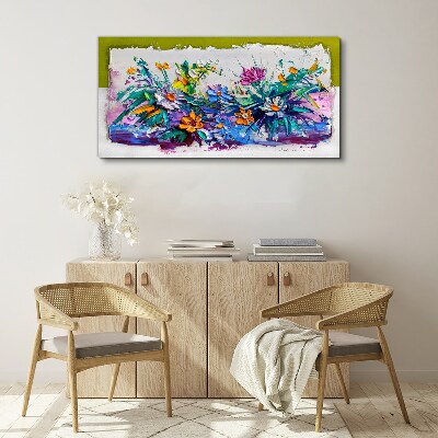 Tablou canvas Un aranjament floral in culori intense