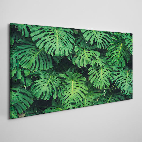 Tablou canvas Mozaic cu frunze tropicale