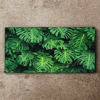 Tablou canvas Mozaic cu frunze tropicale
