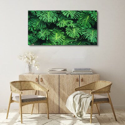 Tablou canvas Mozaic cu frunze tropicale