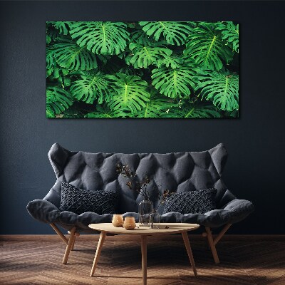 Tablou canvas Mozaic cu frunze tropicale