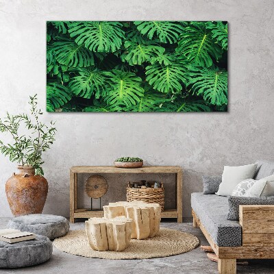 Tablou canvas Mozaic cu frunze tropicale