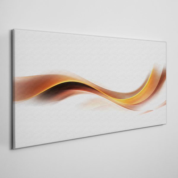 Tablou canvas Valuri de tonuri calde
