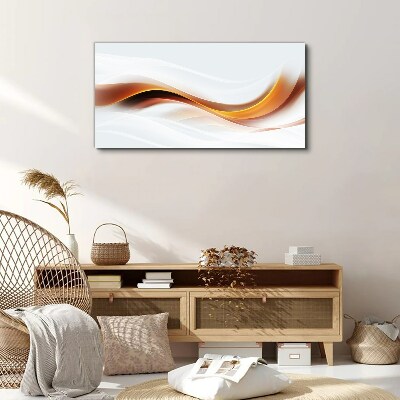 Tablou canvas Valuri de tonuri calde