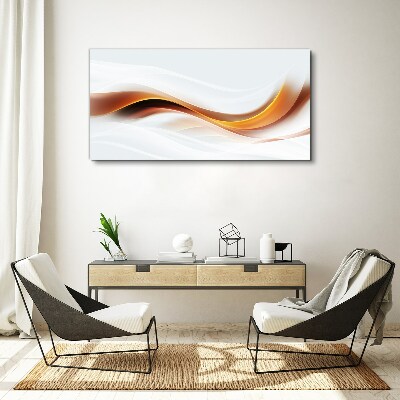 Tablou canvas Valuri de tonuri calde