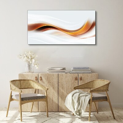 Tablou canvas Valuri de tonuri calde