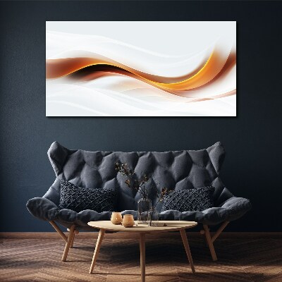 Tablou canvas Valuri de tonuri calde