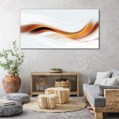 Tablou canvas Valuri de tonuri calde