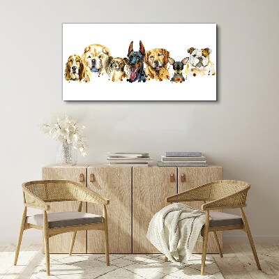 Tablou canvas Câini animale pictură