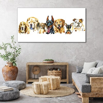Tablou canvas Câini animale pictură