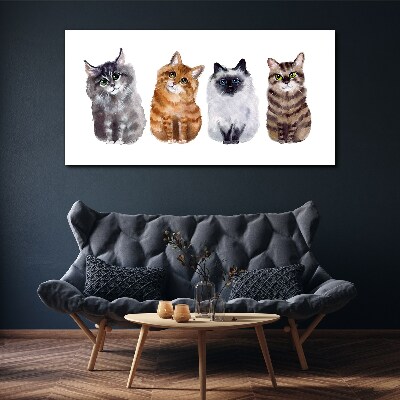 Tablou canvas Pisici în diferite nuanțe