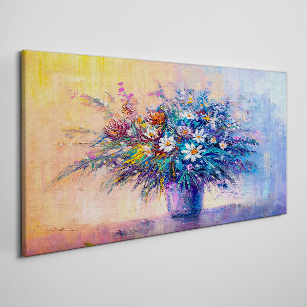 Tablou canvas Buchet floral in culori pastelate