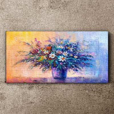 Tablou canvas Buchet floral in culori pastelate