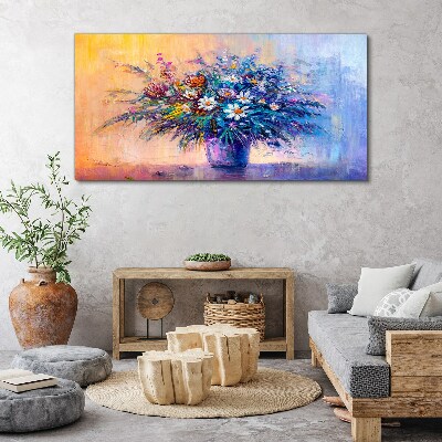 Tablou canvas Buchet floral in culori pastelate