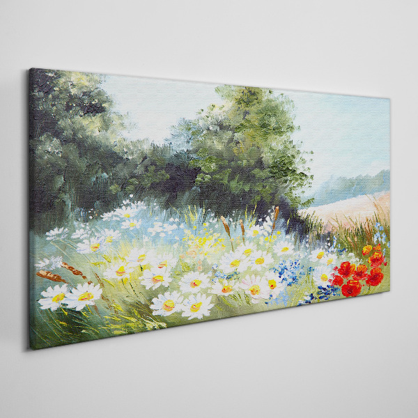 Tablou canvas Pajiști de vară în plină floare