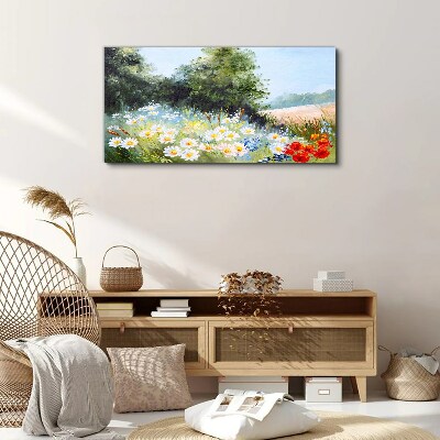 Tablou canvas Pajiști de vară în plină floare