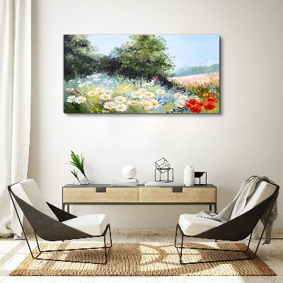 Tablou canvas Pajiști de vară în plină floare
