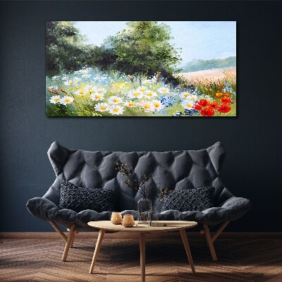 Tablou canvas Pajiști de vară în plină floare