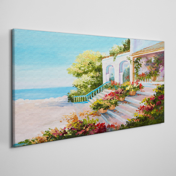 Tablou canvas Peisaj de vară pe litoral