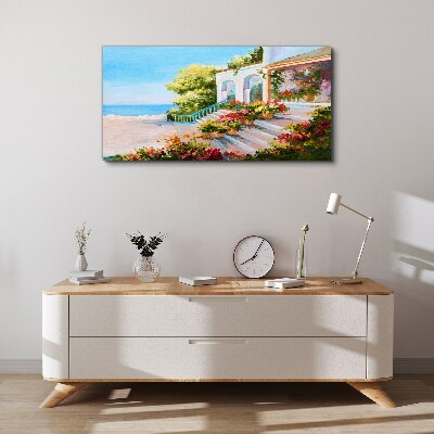 Tablou canvas Peisaj de vară pe litoral