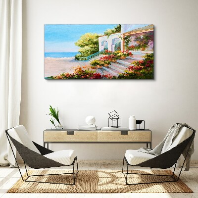 Tablou canvas Peisaj de vară pe litoral
