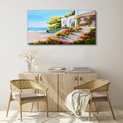 Tablou canvas Peisaj de vară pe litoral