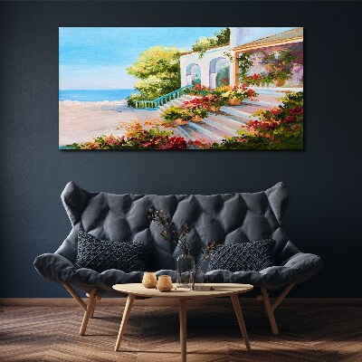 Tablou canvas Peisaj de vară pe litoral