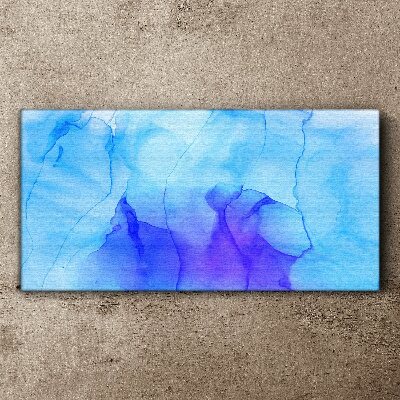 Tablou canvas Valuri de albastru și violet