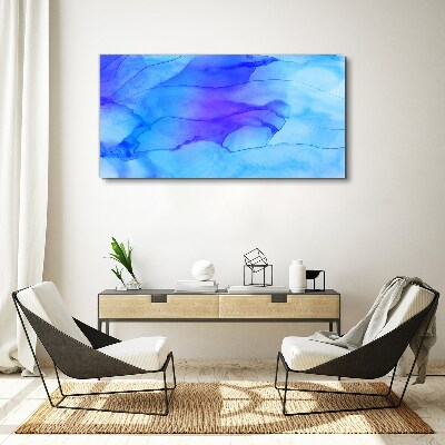 Tablou canvas Valuri de nuanțe de albastru