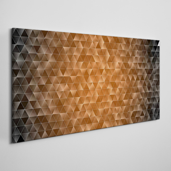 Tablou canvas Geometrie în nuanțe de maro