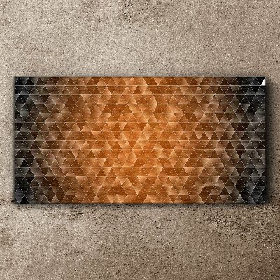 Tablou canvas Geometrie în nuanțe de maro