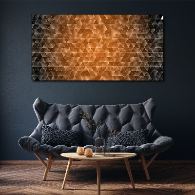 Tablou canvas Geometrie în nuanțe de maro