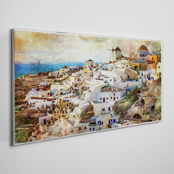 Tablou canvas Santorini la soare
