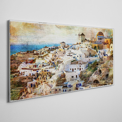 Tablou canvas Santorini la soare