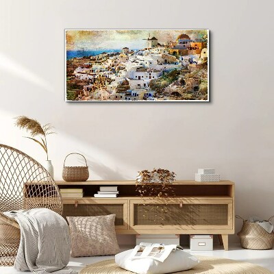 Tablou canvas Santorini la soare