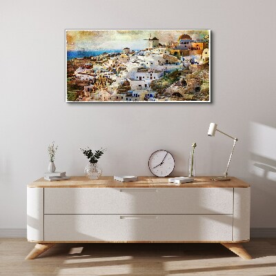 Tablou canvas Santorini la soare