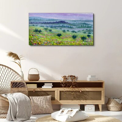 Tablou canvas Peisaj în culori pastelate