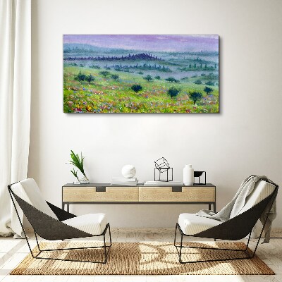 Tablou canvas Peisaj în culori pastelate
