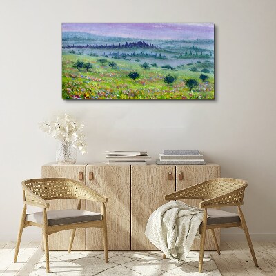 Tablou canvas Peisaj în culori pastelate