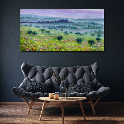 Tablou canvas Peisaj în culori pastelate