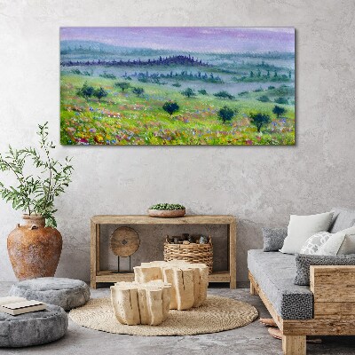 Tablou canvas Peisaj în culori pastelate