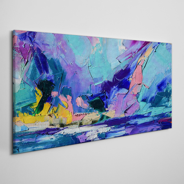 Tablou canvas Peisaj abstract în nuanțe de violet