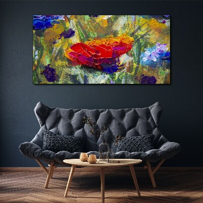 Tablou canvas Expresionism floral colorat