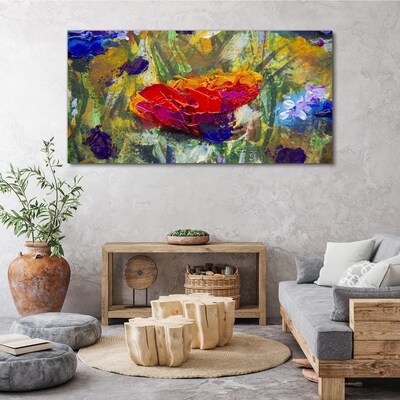 Tablou canvas Expresionism floral colorat