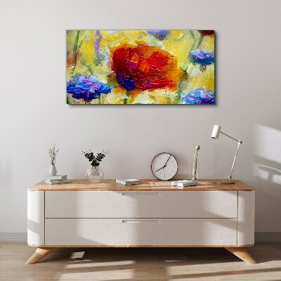 Tablou canvas Explozie florală de culori