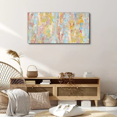Tablou canvas Reflecții pastelate în sticlă