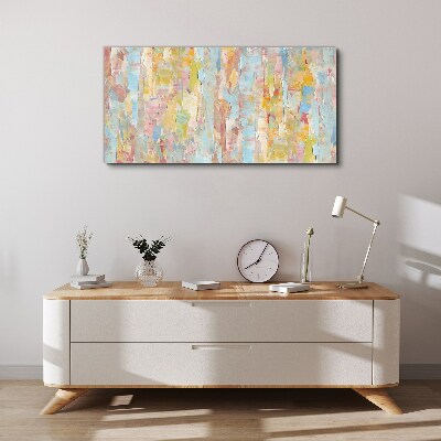 Tablou canvas Reflecții pastelate în sticlă