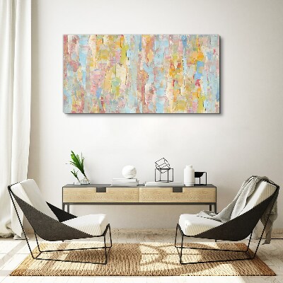 Tablou canvas Reflecții pastelate în sticlă