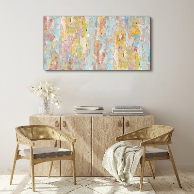 Tablou canvas Reflecții pastelate în sticlă